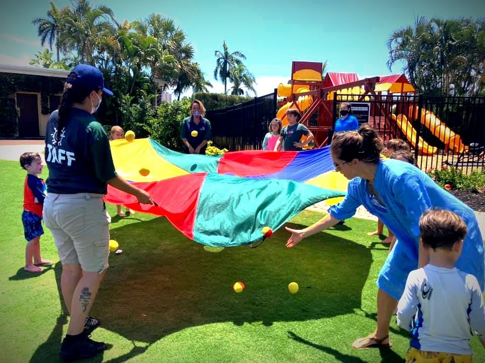 Parachute Madness at a Crazy Games event